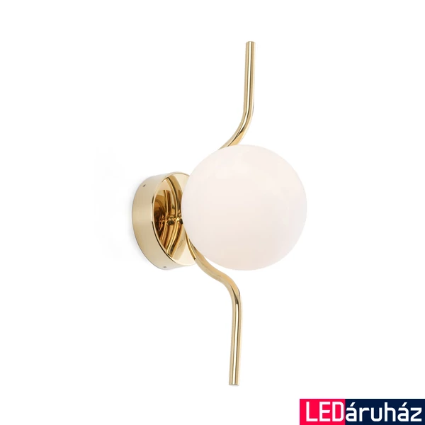 FARO LE VITA fali lámpa, arany, 2700K melegfehér, beépített LED, 6W, IP20, 29690