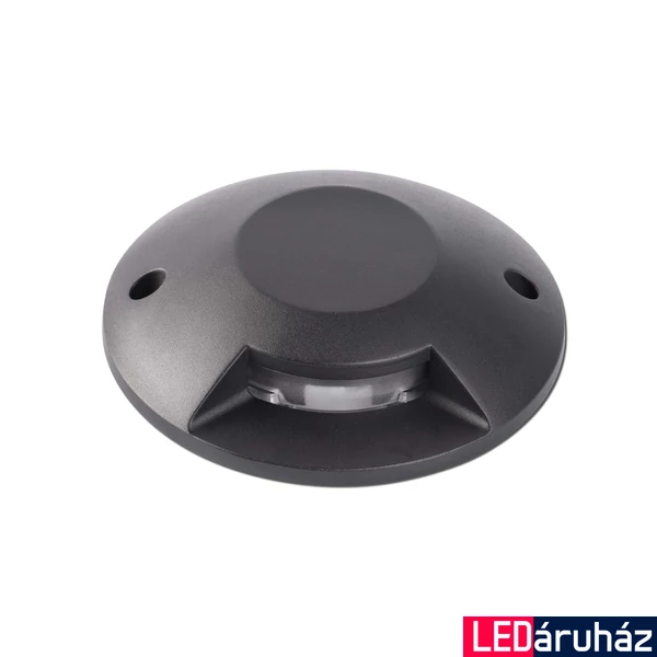 FARO LOTH-1 kültéri beépíthető lámpa, fekete, 3000K melegfehér, beépített LED, 6W, IP67, 70285