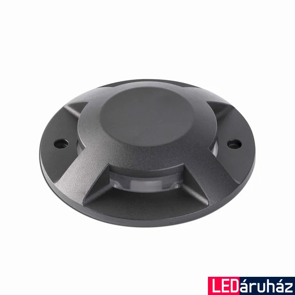 FARO LOTH-3 kültéri beépíthető lámpa, fekete, 3000K melegfehér, beépített LED, 12W, IP67, 70287