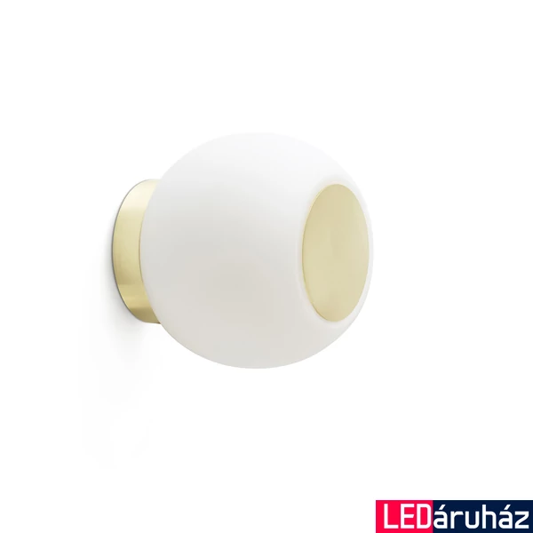 FARO MOY kültéri fali/mennyezeti lámpa, arany, 3000K melegfehér, beépített LED, 4W, IP44, 40090