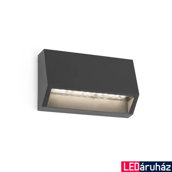 FARO MUST-1 kültéri fali lámpa, szürke, 3000K melegfehér, beépített LED, 2W, 80 lm, IP65, 70657