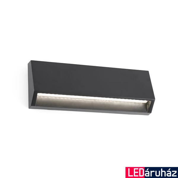 FARO MUST-3 kültéri fali lámpa, szürke, 3000K melegfehér, beépített LED, 4W, IP65, 70659