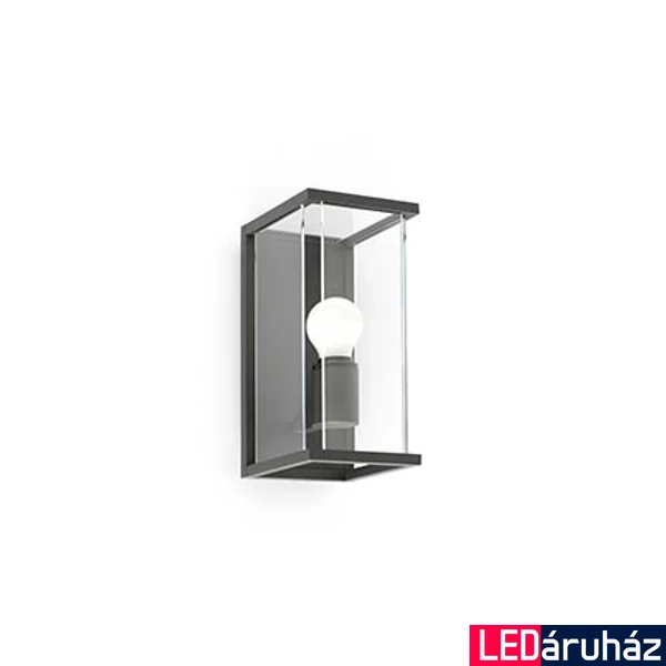 FARO NALA kültéri fali lámpa, szürke, E27 foglalattal, IP54, 70773