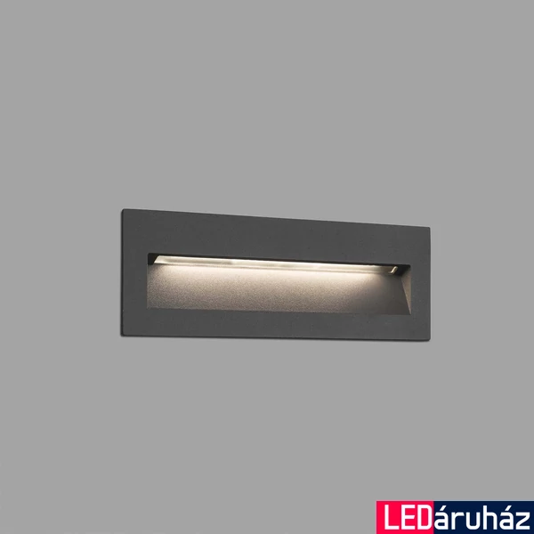 FARO NAT kültéri beépíthető lámpa, szürke, 3000K melegfehér, beépített LED, 8W, IP65, 70638