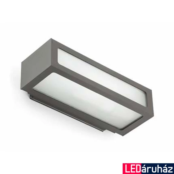 FARO NATRON kültéri fali lámpa, szürke, E27 foglalattal, IP54, 70887
