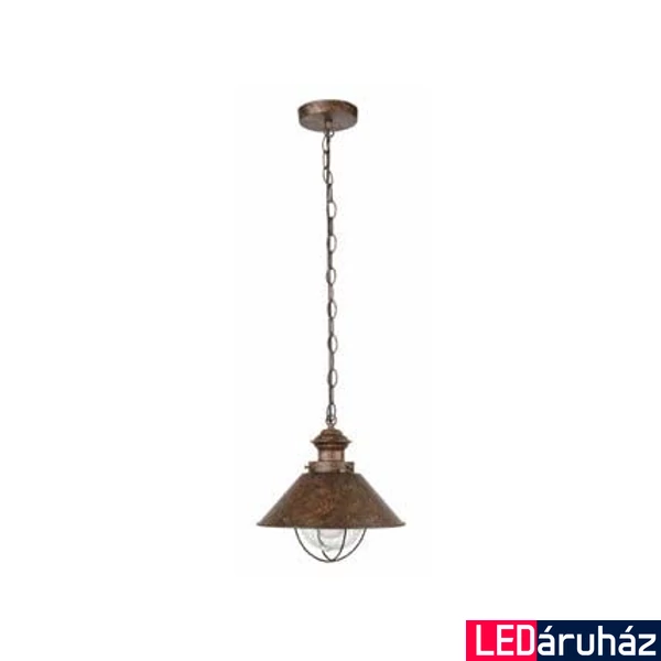 FARO NÁUTICA-1G kültéri függeszték, barna, E27 foglalattal, IP33, 71139