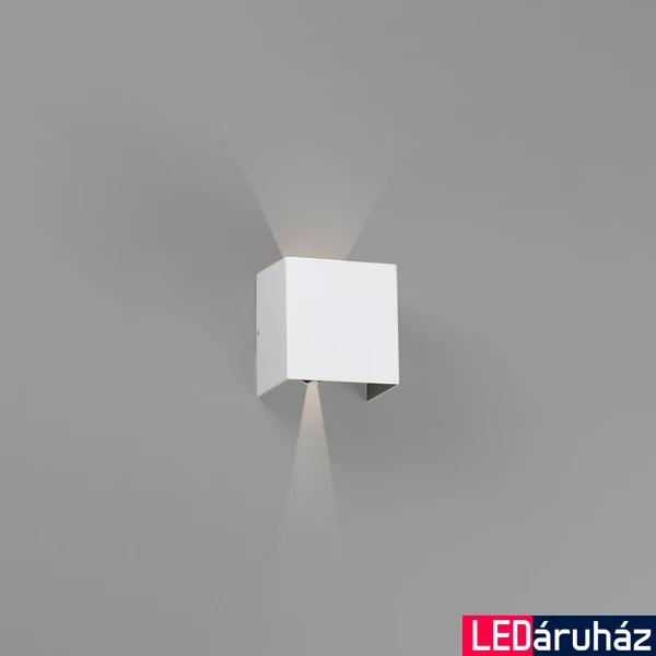 FARO OLAN kültéri fali lámpa, fehér, 3000K melegfehér, beépített LED, 6W, IP54, 70269