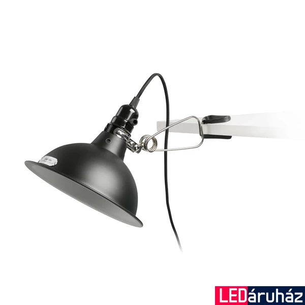 FARO PEPPER csiptethető lámpa, fekete, E27 foglalattal, IP20, 64169