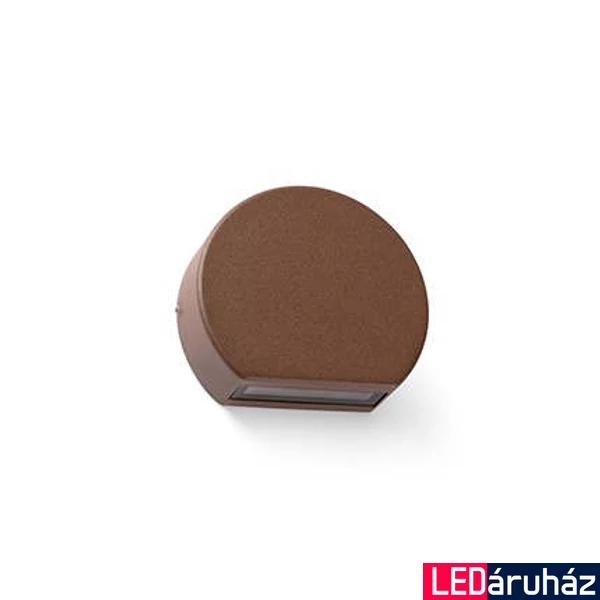 FARO PILL kültéri fali lámpa, barna, 3000K melegfehér, beépített LED, 4W, IP54, 70826