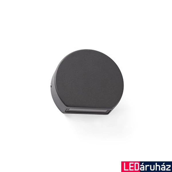 FARO PILL kültéri fali lámpa, szürke, 3000K melegfehér, beépített LED, 4W, IP54, 70825