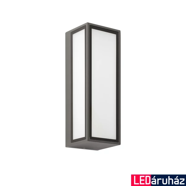 FARO PIVOT kültéri fali lámpa, szürke, 3000K melegfehér, beépített LED, 10W, IP65, 71305