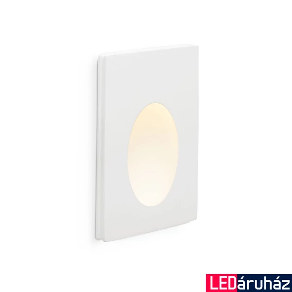 FARO PLAS-1 beépíthető lámpa, gipsz, fehér, 3000K melegfehér, beépített LED, 1W, IP20, 63281