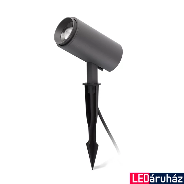 FARO PLOM kültéri leszúrható lámpa, szürke, 3000K melegfehér, beépített LED, 7W, IP54, 70913