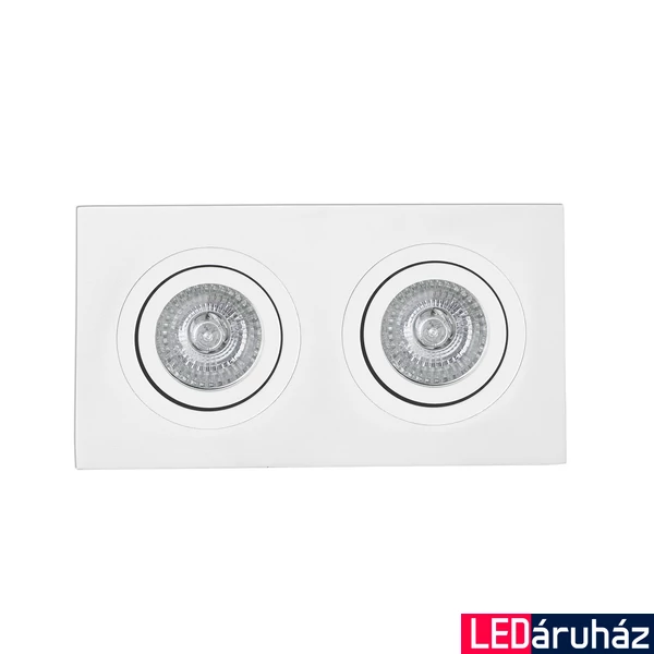 FARO RADÓN-2 süllyeszthető lámpa, forgatható, fehér, GU10 foglalattal, IP20, 43397