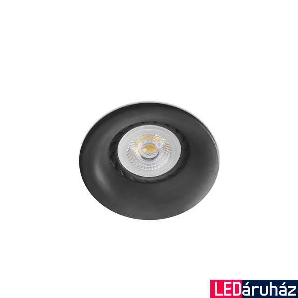 FARO RADÓN-2 süllyeszthető lámpa, fix, fekete, GU10 foglalattal, IP20, 43409