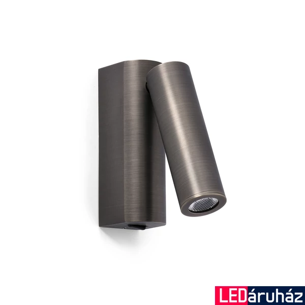 FARO ROB fali lámpa, bronz, 3000K melegfehér, beépített LED, 3W, IP20, 68497