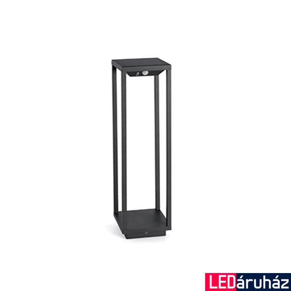 FARO SAURA kültéri állólámpa, szürke, 3000K melegfehér, beépített LED, 2,2W, IP54, 70774