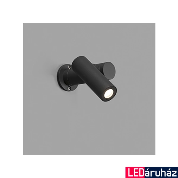 FARO SPY-1 kültéri fali lámpa, szürke, beépített LED, IP65, 70782