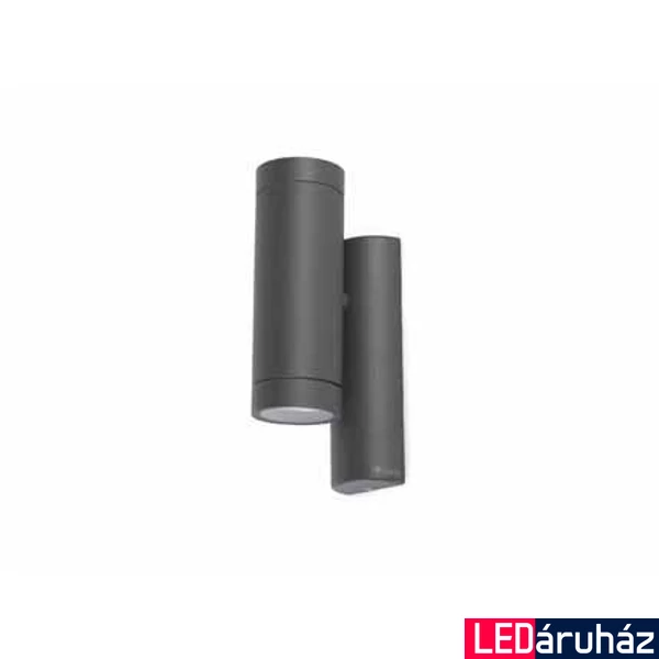 FARO STEPS kültéri fali lámpa, szürke, GU10 foglalattal, IP44, 75501