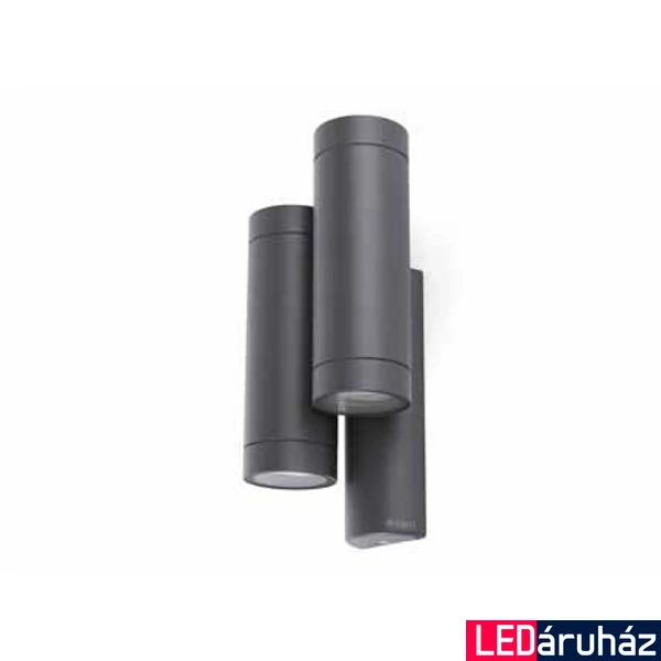 FARO STEPS kültéri fali lámpa, szürke, GU10 foglalattal, IP44, 75503