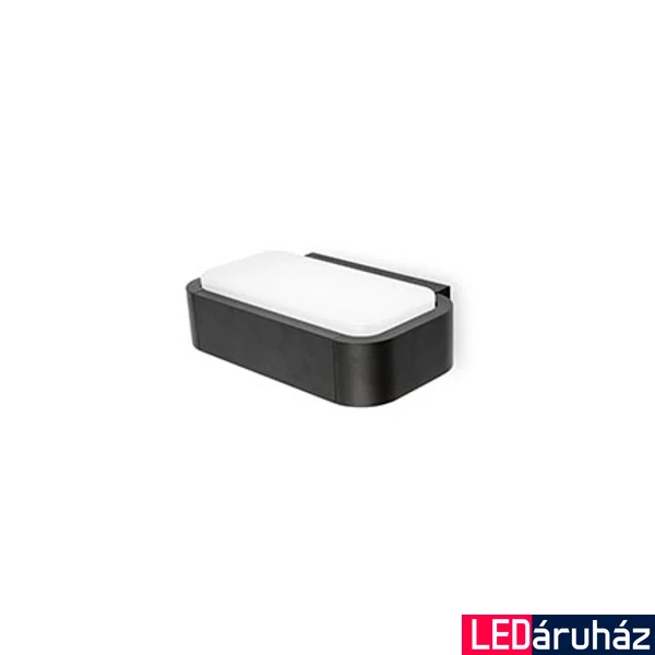 FARO STICKER kültéri fali lámpa, fekete, 3000K melegfehér, beépített LED, 10W, IP55, 75540