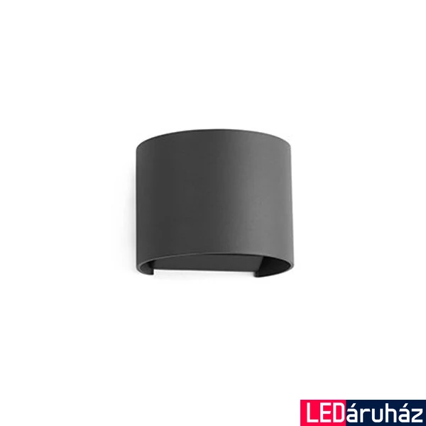 FARO SUNSET kültéri fali lámpa, szürke, beépített LED, IP54, 70687