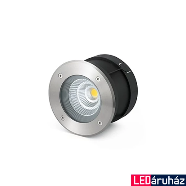 FARO SURIA-12 kültéri beépíthető lámpa, rozsdamentes acél (inox), 3000K melegfehér, beépített LED, 12W, IP67, 70593N