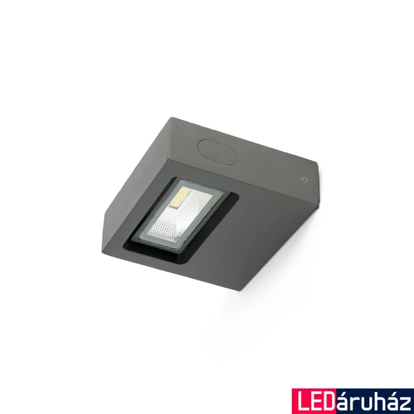 FARO TAIMA kültéri fali lámpa, szürke, 3000K melegfehér, beépített LED, 6W, IP54, 71388