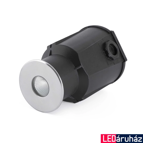 FARO TARO kültéri beépíthető lámpa, rozsdamentes acél (inox), 3000K melegfehér, beépített LED, 7W, IP67, 70449