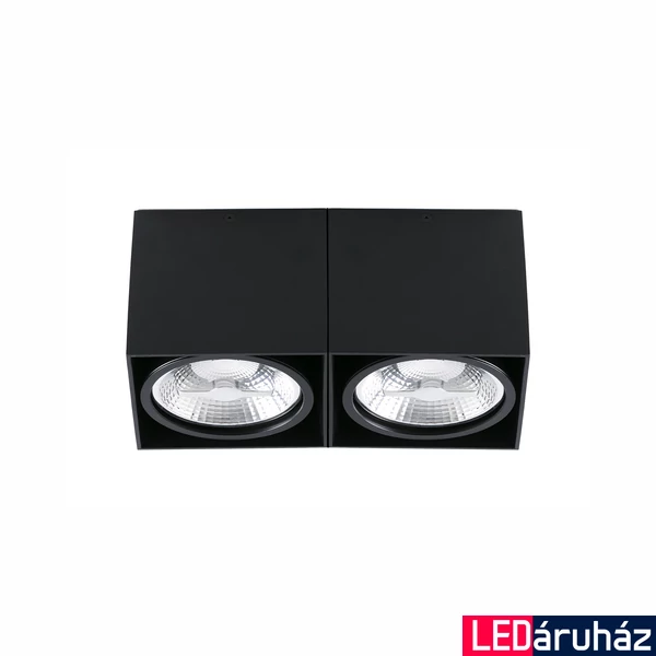 FARO TECTO-2 mennyezeti lámpa, fekete, G53 foglalattal, IP20, 63277