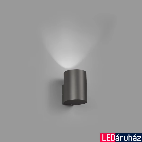 FARO THON-1 kültéri fali lámpa, szürke, 3000K melegfehér, beépített LED, 20W, IP65, 70283