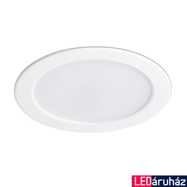 FARO TOD fürdőszobai süllyeszthető lámpa, fehér, 3000K melegfehér, beépített LED, 24W, IP44, 42927