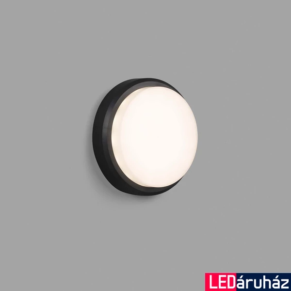 FARO TOM kültéri fali/mennyezeti lámpa, szürke, 3000K melegfehér, beépített LED, 7W, IP65, 70666