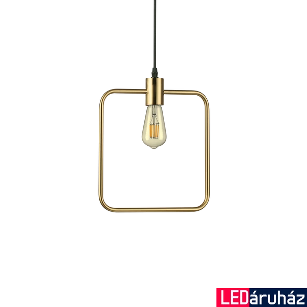 IDEAL LUX ABC 1 ágú függeszték, max. 1x70W, E27 foglalattal, réz, 207858