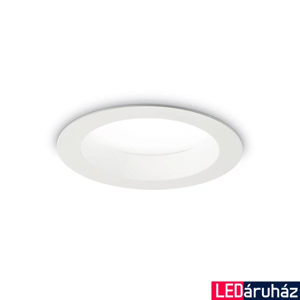 IDEAL LUX BASIC süllyesztett lámpa, 3000K melegfehér, 1900 lm, 20W, beépített LED, 193533