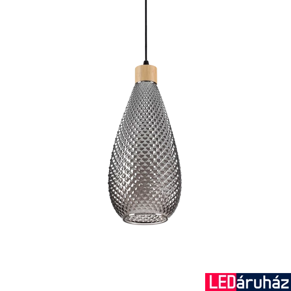IDEAL LUX BERGEN-2 1 ágú függeszték, max. 1x60W, E27 foglalattal, króm, 238838
