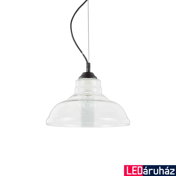 IDEAL LUX BISTRO' függesztett lámpa E27 foglalattal, max. 60W, 28 cm átmérő, üveg 112336