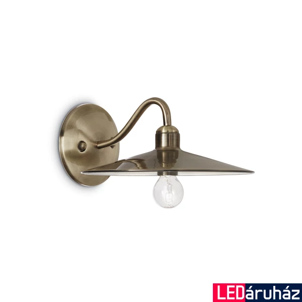 IDEAL LUX CANTINA fali lámpa E14 foglalattal, max. 40W, 25x15 cm, antikolt 112626