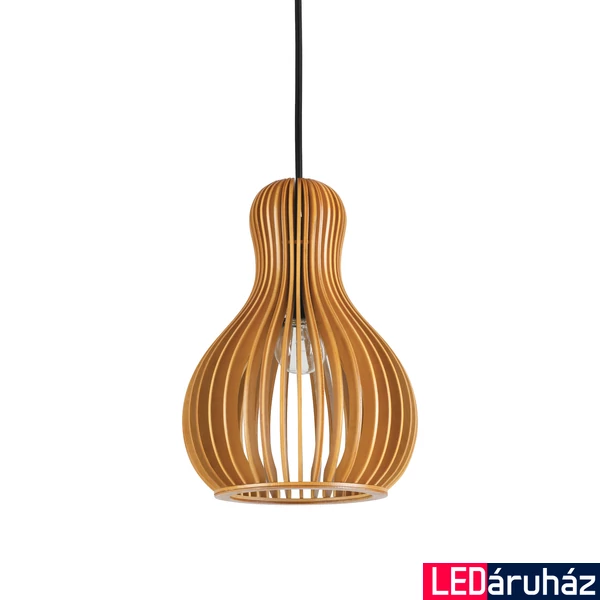 IDEAL LUX CITRUS függesztett lámpa E27 foglalattal, max. 60W, 20 cm átmérő, fa 159867
