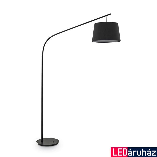 IDEAL LUX DADDY állólámpa E27 foglalattal, max. 60W, 197 cm magas, fekete 110363