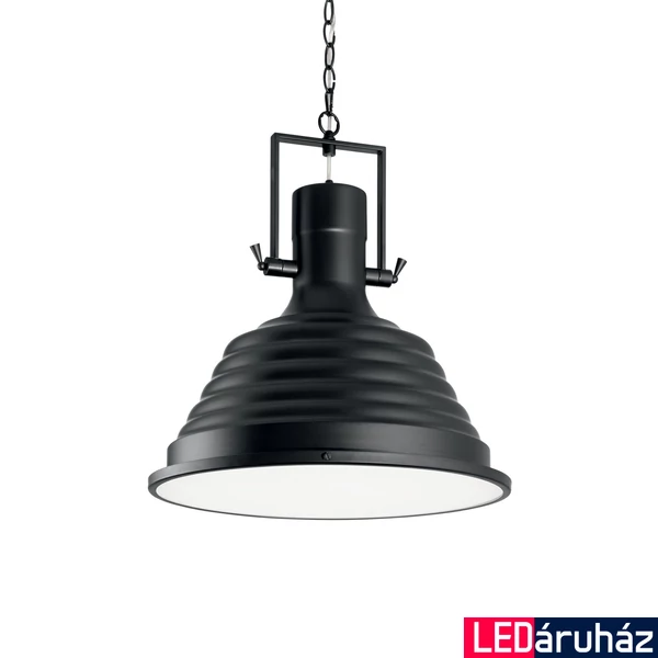 IDEAL LUX FISHERMAN függesztett lámpa E27 foglalattal, max. 60W, 48,5 cm átmérő, fekete 125831