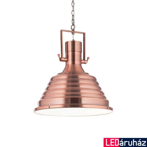 IDEAL LUX FISHERMAN függesztett lámpa E27 foglalattal, max. 60W, 48,5 cm átmérő, réz 134871