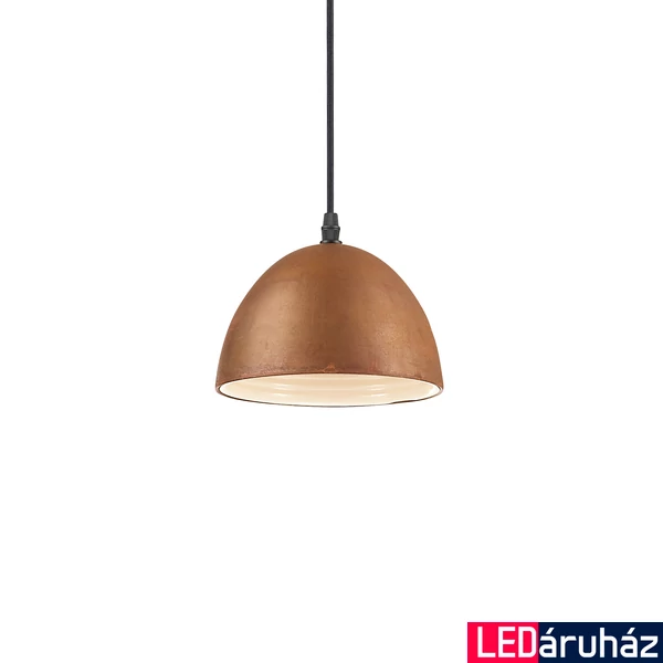 IDEAL LUX FOLK függesztett lámpa E27 foglalattal, max. 60W, 18 cm átmérő, rozsda 174204