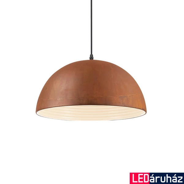 IDEAL LUX FOLK függesztett lámpa E27 foglalattal, max. 60W, 40 cm átmérő, rozsda 174211