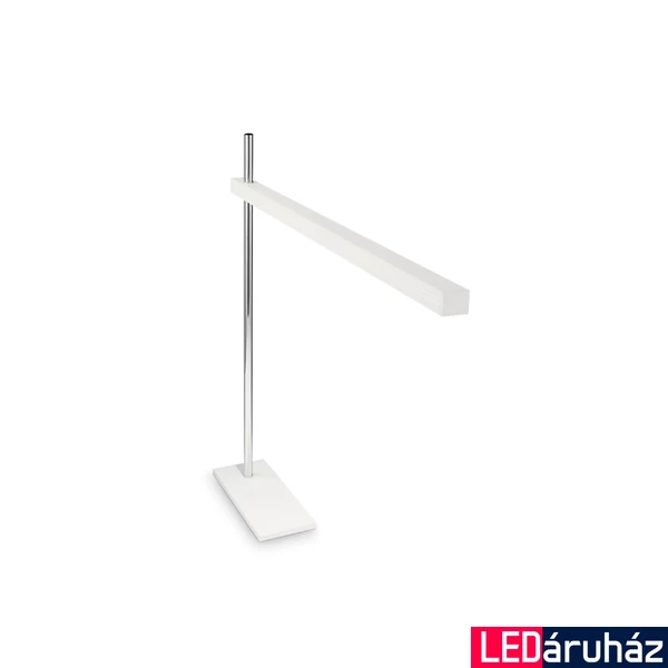 IDEAL LUX GRU asztali lámpa, beépített LED, 6,3W, 400 lm, 3000K melegfehér, 70,5x62 cm, fehér 147642