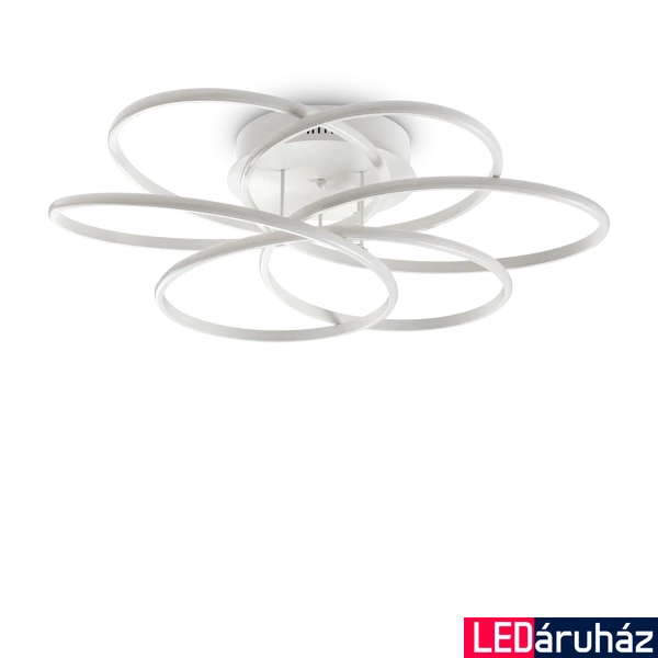 IDEAL LUX KAROL mennyezeti lámpa, 4000K természetes fehér, 8380 lm, 63W, beépített LED, fehér, 227832