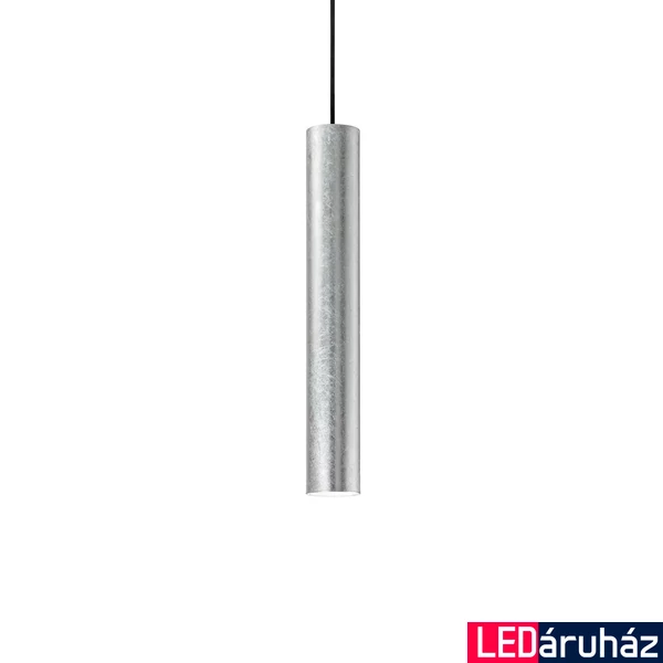 IDEAL LUX LOOK függesztett lámpa GU10 foglalattal, max. 50W, 6 cm átmérő, ezüst 141800