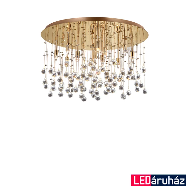 IDEAL LUX MOONLIGHT mennyezeti lámpa, max. 12x40W, G9 foglalattal, arany, 082783