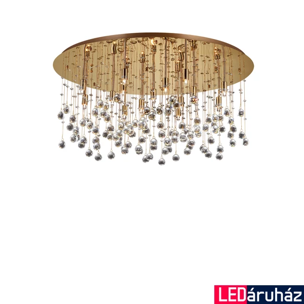 IDEAL LUX MOONLIGHT mennyezeti lámpa, max. 15x40W, G9 foglalattal, arany, 082790