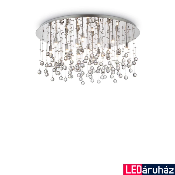 IDEAL LUX MOONLIGHT mennyezeti lámpa, max. 15x40W, G9 foglalattal, króm, 077819